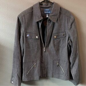 Evan Picone Black and White Dress Jacket